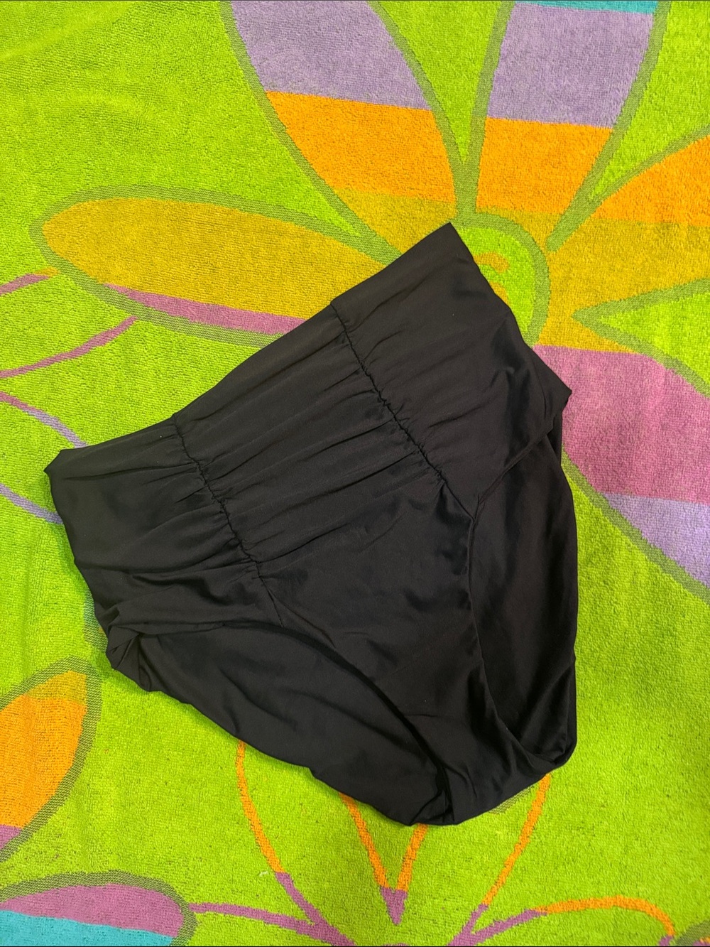 BECCA High-Waist Black Bikni Bottoms 
Size Women's Large